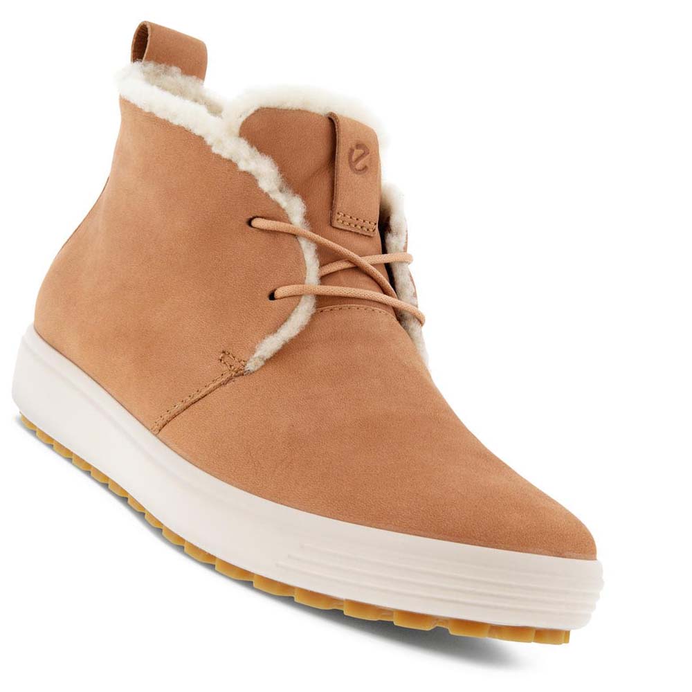 Ecco Soft 7 Tred Shearling Ankle Støvler Dame Brune | NO 44XYU